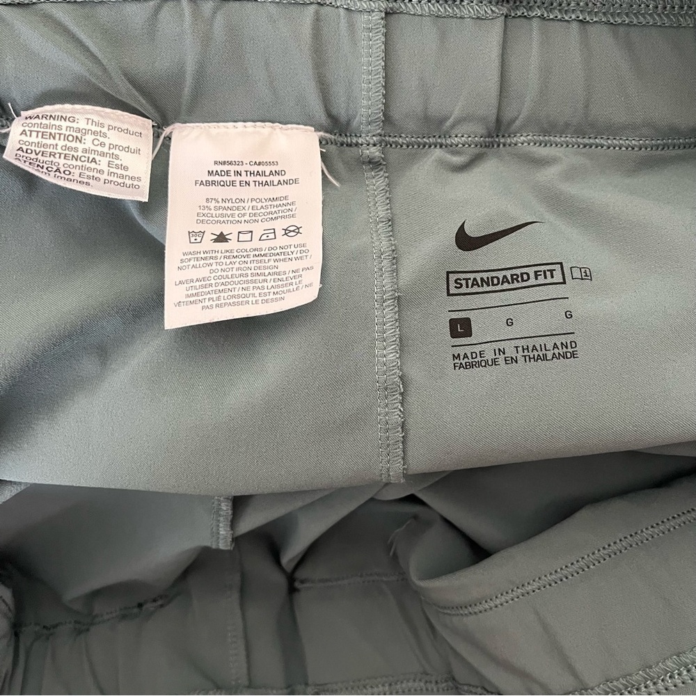 NIKE x Naomi Osaka sz L Utility Tennis Shorts Hasta Blue DH5197 Paper Bag  Waist - Picture 6 of 12